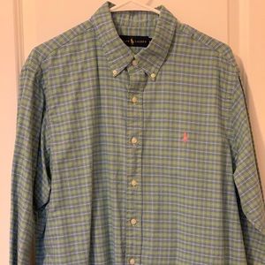 Polo Long Sleeve Checkered Shirt